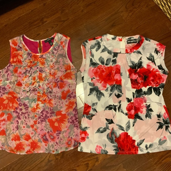 Karl Lagerfeld and Alfani fall colour sleeveless tops - Picture 3 of 9